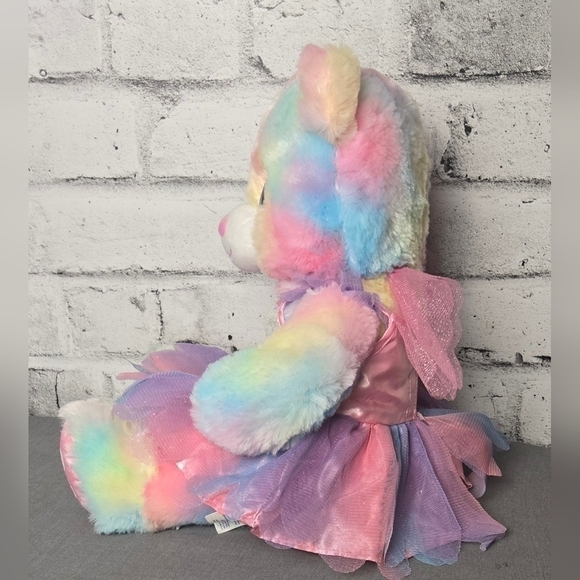 Build-A-Bear Rainbow Plush with Heartbeat Sound & Tutu Outfit 16" - Picture 6 of 12